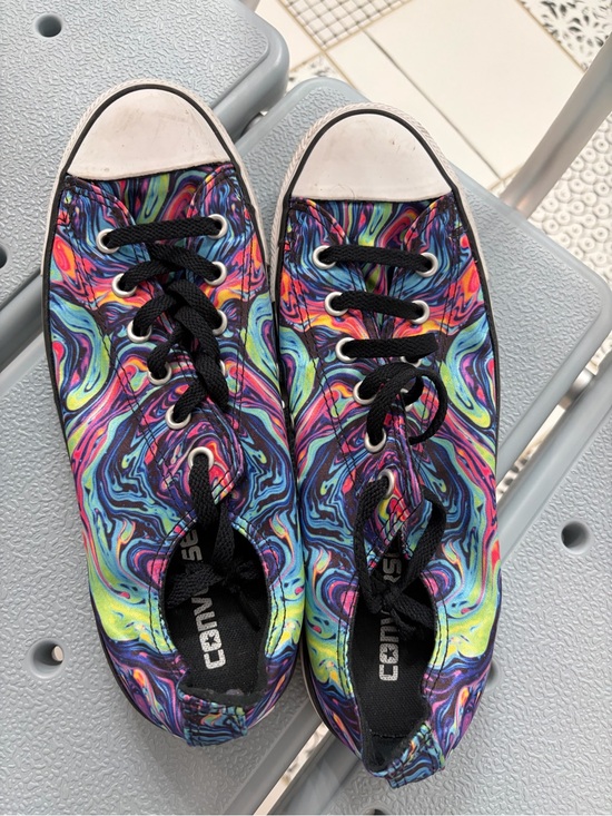 Converse Shoes - Converse Low Top Sneakers - Multicolor Swirl (Black Laces) men’s 8/ women’s 10